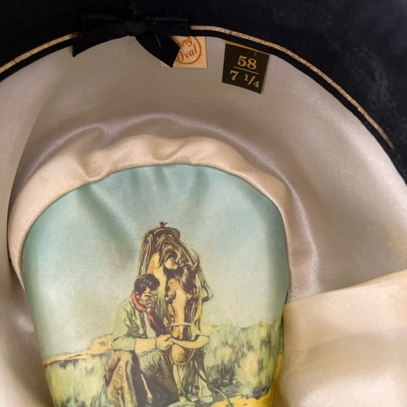 Made in USA 🇺🇸 Stetson Foster 35 Bullet Western Hat 7 ¼ - Picture 9 of 9